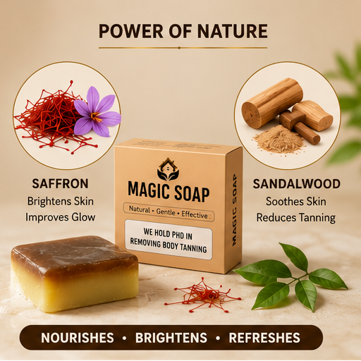 Magic Soap  | Tan Removal, Skin Brightening & Natural Glow Bar
