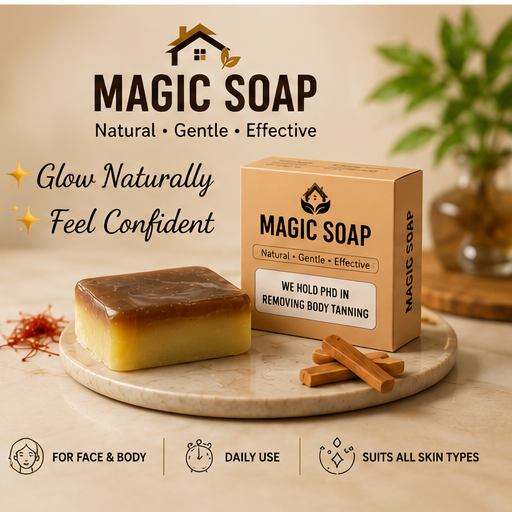 Magic Soap  | Tan Removal, Skin Brightening & Natural Glow Bar